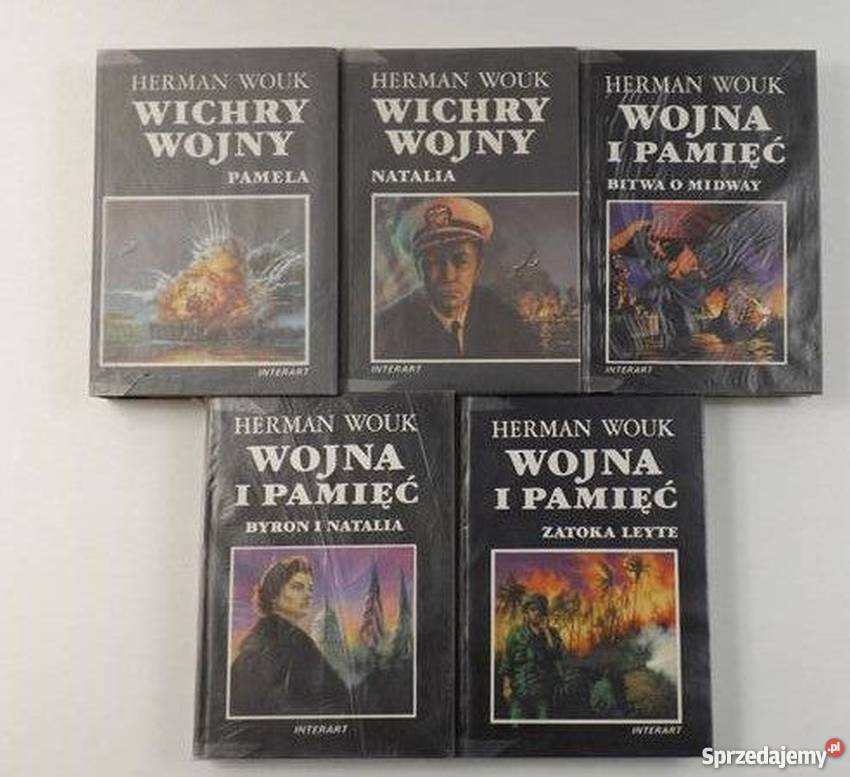 WICHRY WOJNY WOJNA I PAMIĘĆ 5 TOMÓW WOUK HERMAN Kraków sprzedam