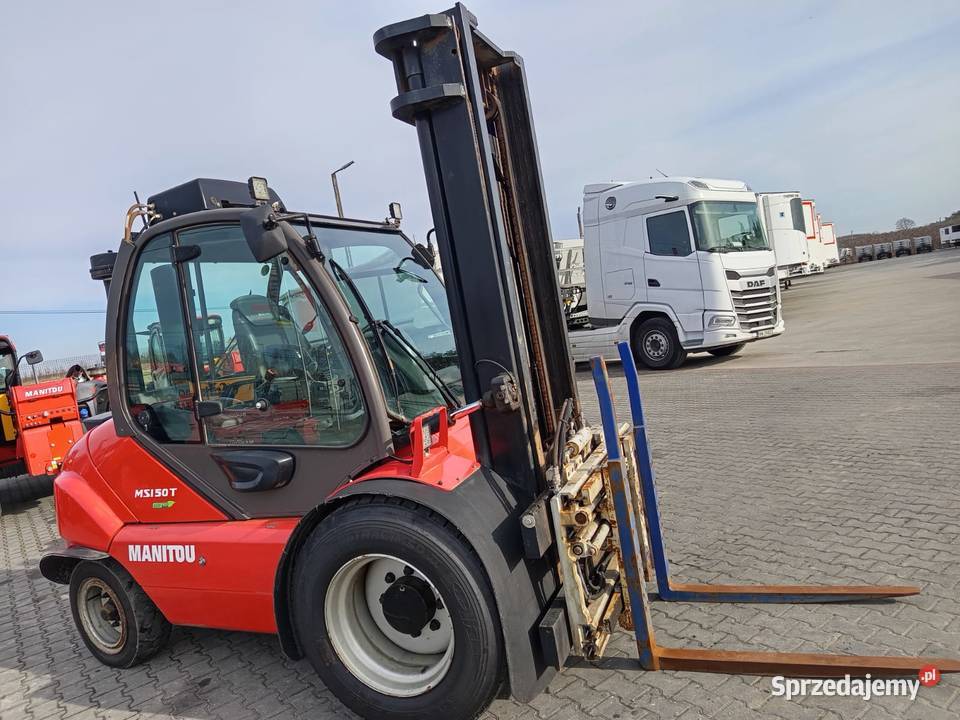 Wózek widłowy terenowy Manitou MSI 50 T mazowieckie Józefów