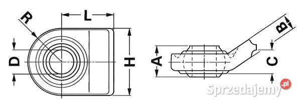 Końcówka do przyspawania kat4 45 mm szerokość Do maszyn uprawowych Do maszyn uprawowych