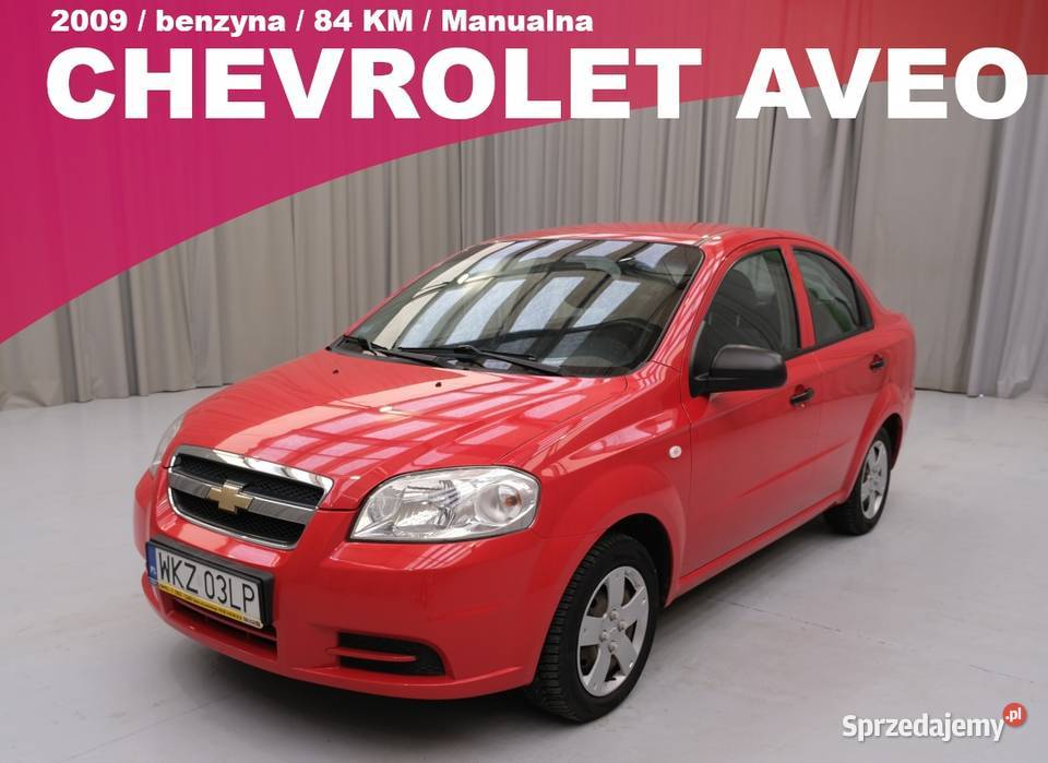 CHEVROLET AVEO 1206 ccm 84 2009r salon polska Warszawa