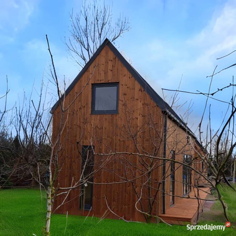 Domek letniskowycałoroczny stodoła drewniana z Ogród Poznań