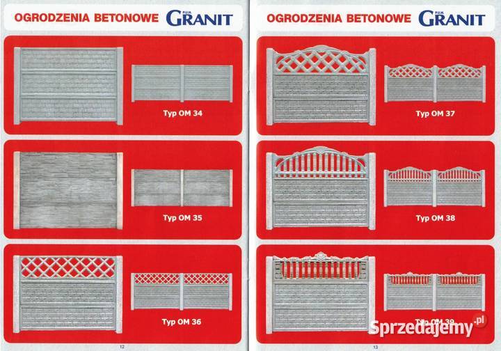 formy do ogrodzeń betonowych małopolskie