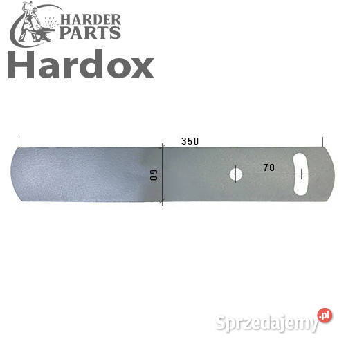 Listwa tylna odkładni HARDOX 41538ZP do pługa