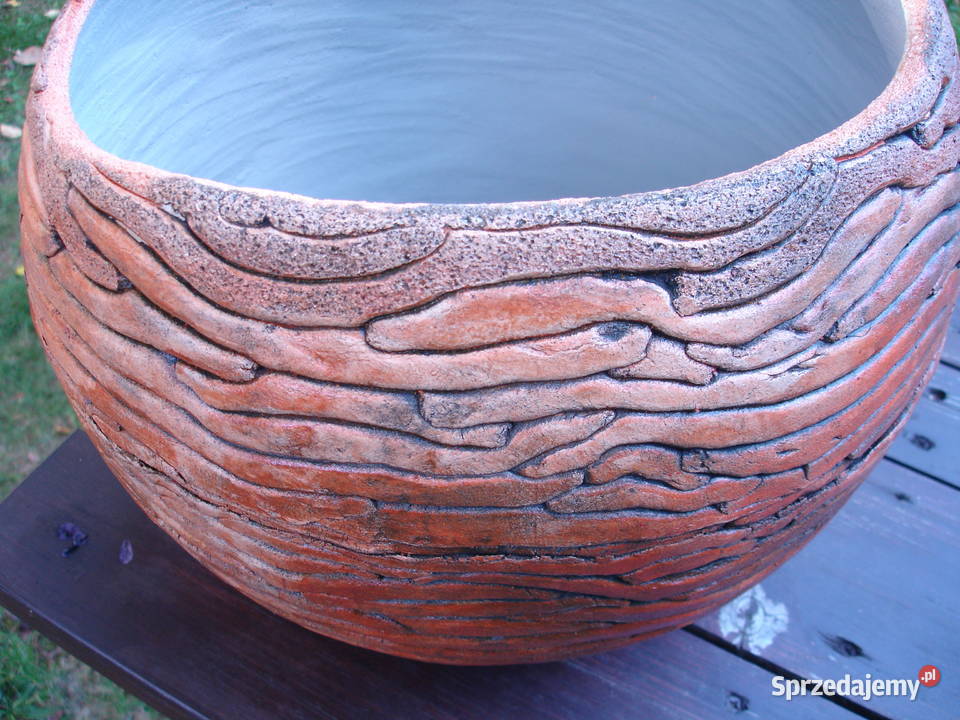 Ceramiczna donica ogrodowa śr 40 mrozoodporna Jelenia Góra