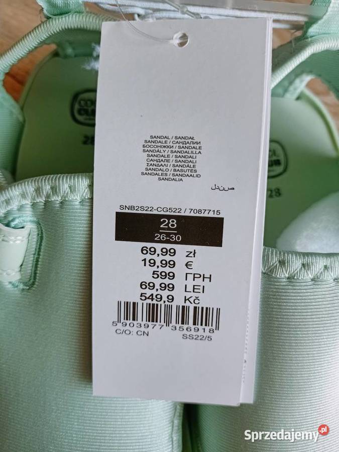 Sandały Buty wodne 28 mazowieckie Płock