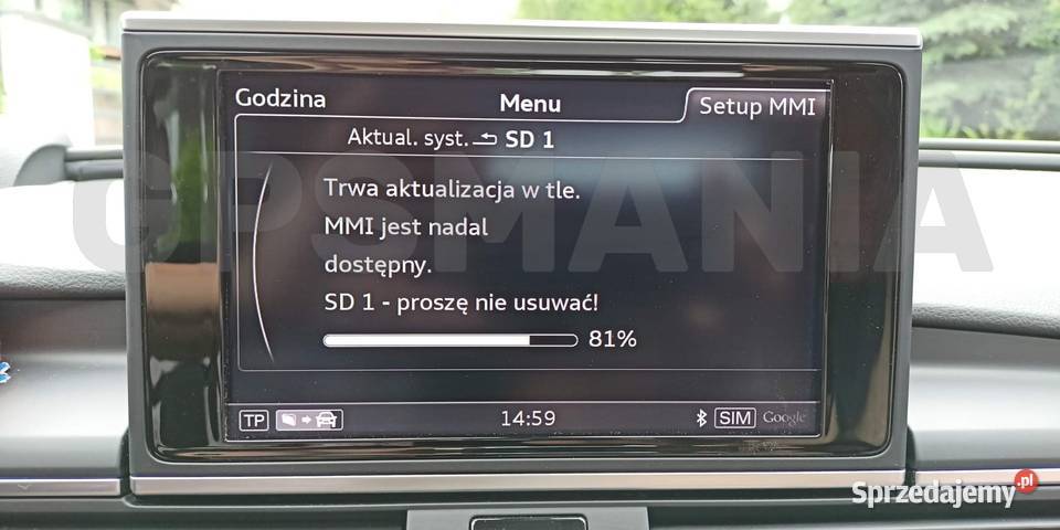 Mapy Audi A4 A5 A6 A7 Q2 Q5 Q7 Mib2 4G Mhi2 Pabianice sprzedam