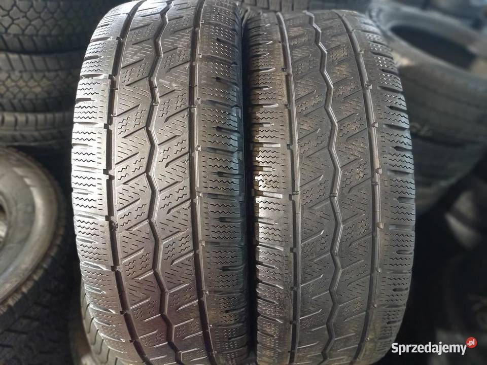 2x Opona UŻYWANA ZIMOWA BUS 22565R16C HANKOOK 79 R do 170 km/h Zaścianki sprzedam