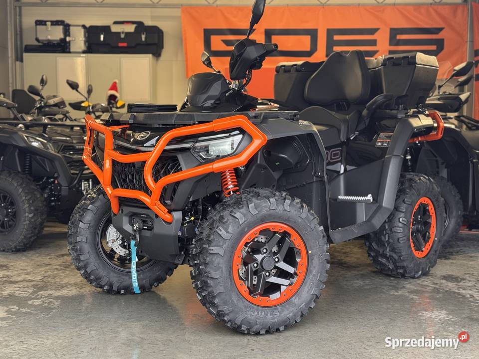Quad CFMOTO CFORCE 1000 PREMIUM ABS, Bumpery, Grzane manetki, Car Play, 4x4
