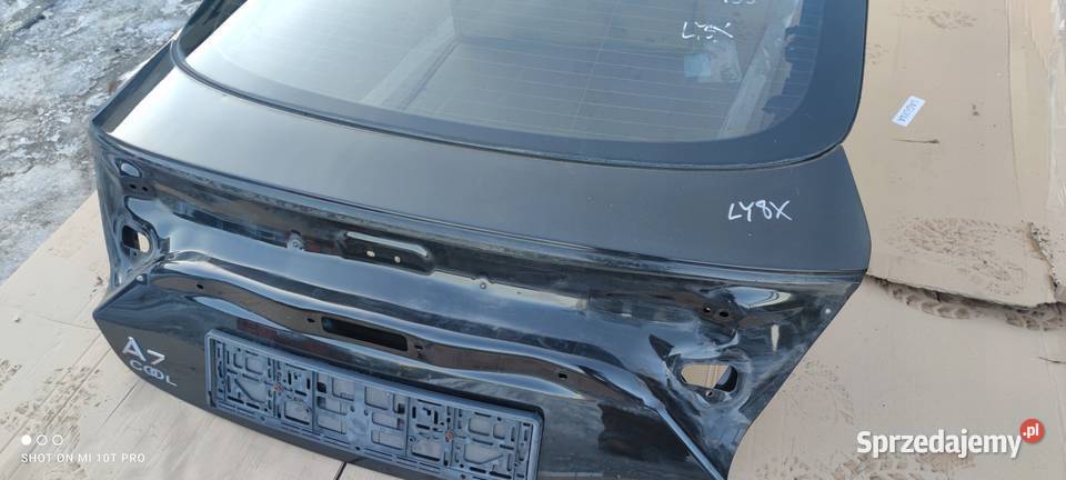 KLAPA TYŁ AUDI A7 4G8 S LINE LY8X ORYGINAŁ Przystajń