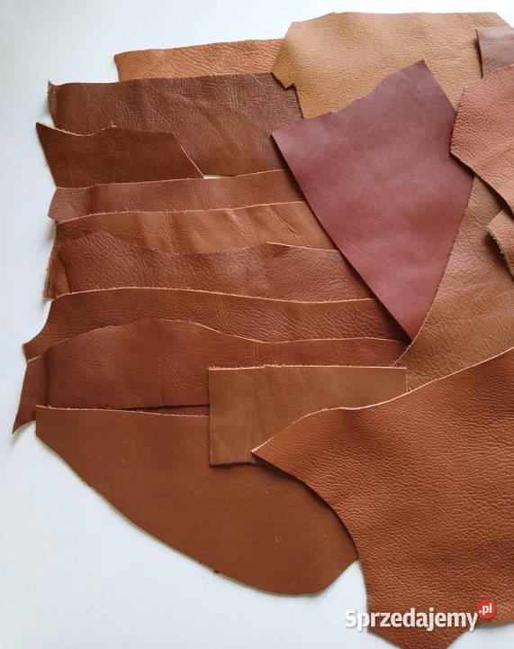 Skóra 383 g Licowa Włoska średnie i małe kawałki Gdańsk