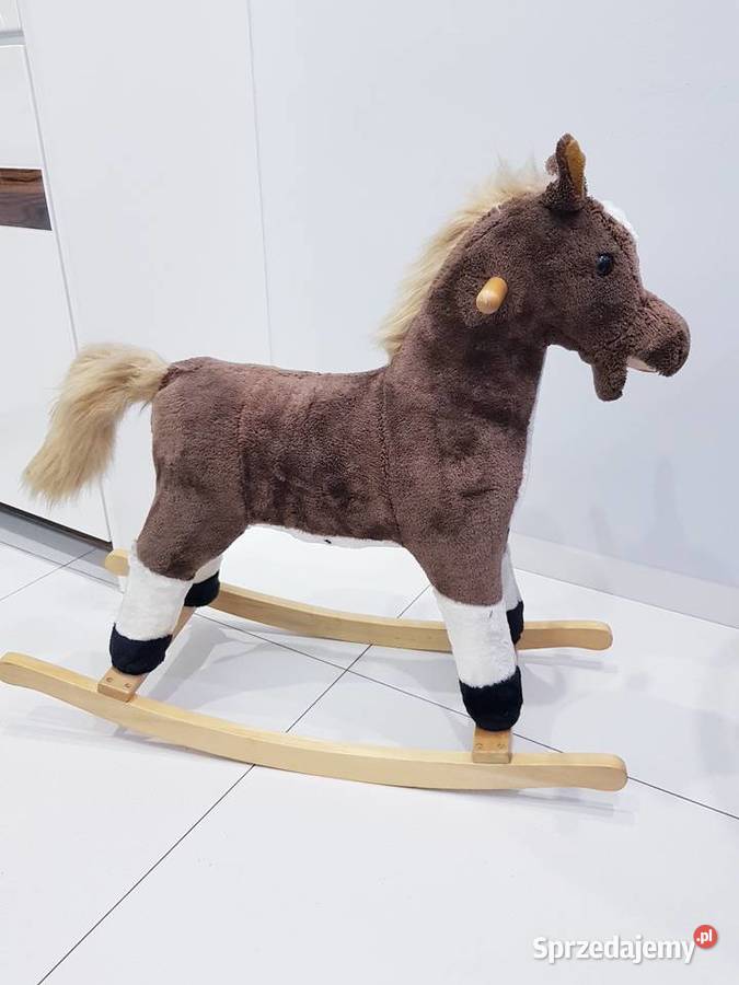 Interaktywny koń na biegunach śląskie Dąbrowa Górnicza