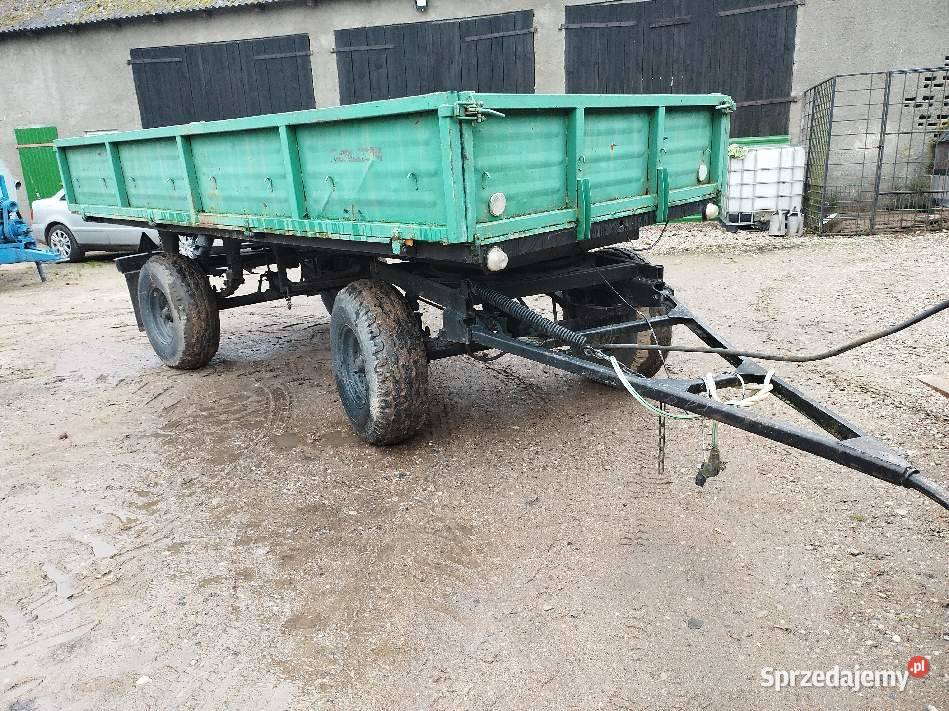 Przyczepa wywrotka nieuszkodzony Rolnictwo Brodnica