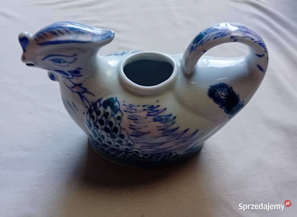 Porcelana chińska mlecznik w formie ptaka druga wielkopolskie