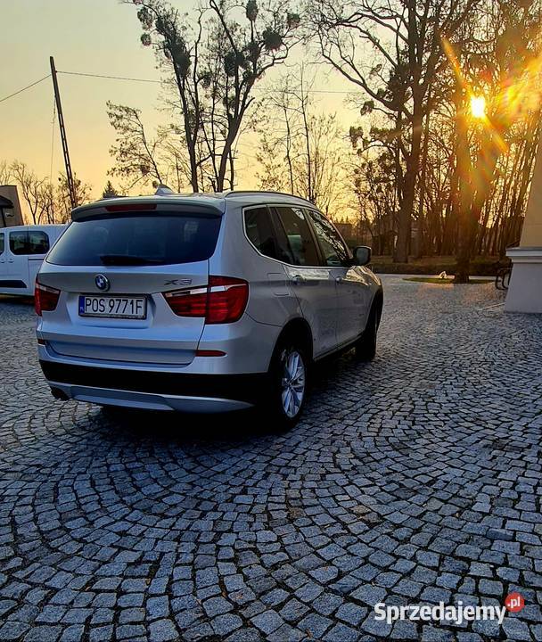 Bmw x3 F25 N52B30 LPG srebrny Ostrów Wielkopolski