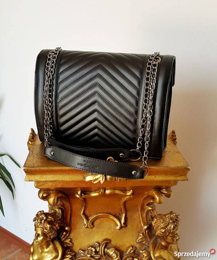 YSL TOREBKA YVES SAINT LAURENT PIKOWANA TOREBKA czarny kujawsko-pomorskie Bydgoszcz sprzedam