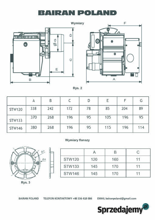 Bairan Poland Palnik multiolejowy STW1463