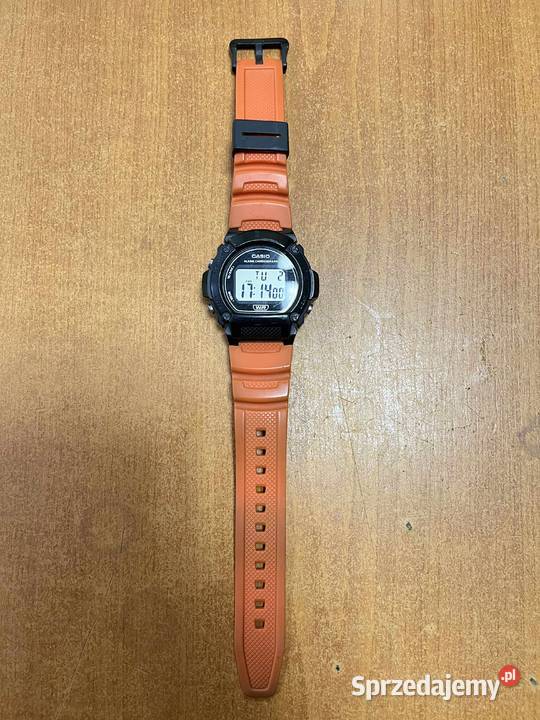 Zegarek męski Casio W219H pomarańczowy Elbląg