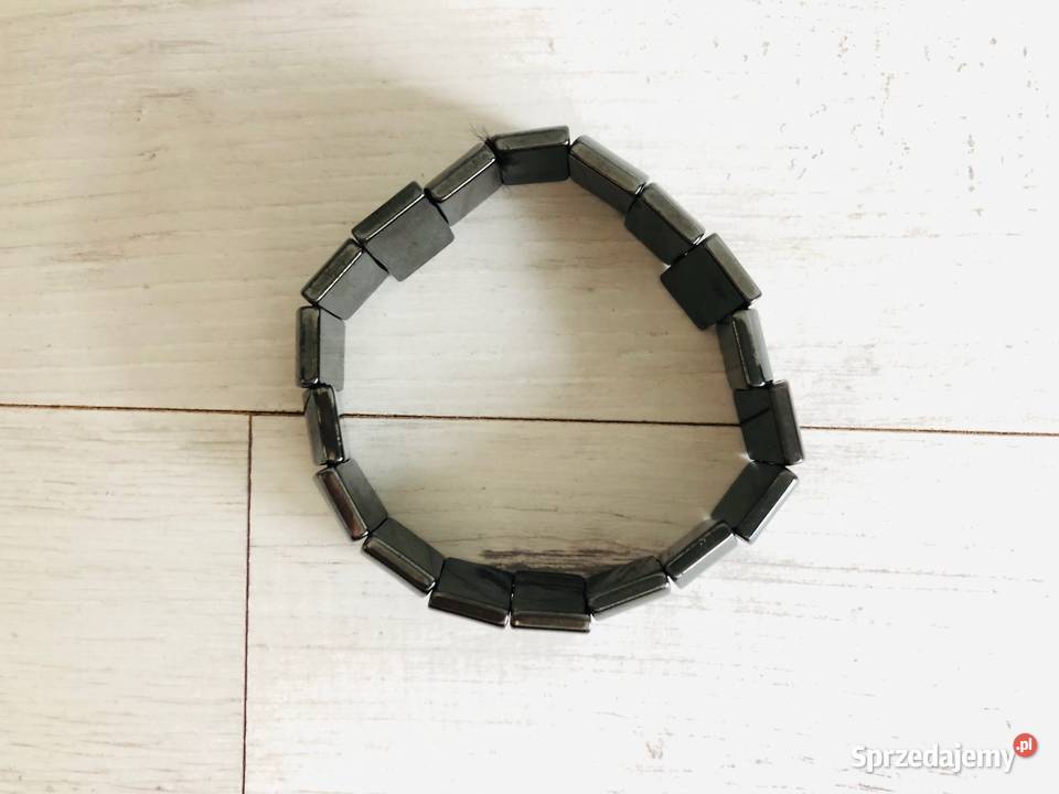 Grafitowa bransoletka na rękę Łódź