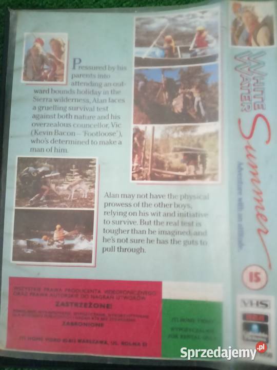 Kaseta VHS film White Water summer Pozostałe podkarpackie