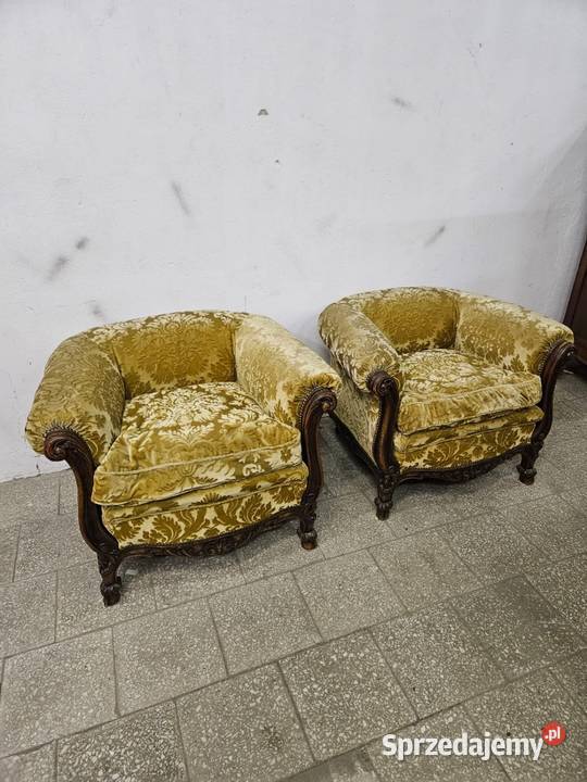 Ludwikowska sofa i dwa fotele Sofy i kanapy