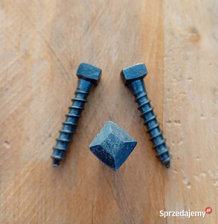 Wkręty kute rustykalne stare postarzane Tuszyma sprzedam