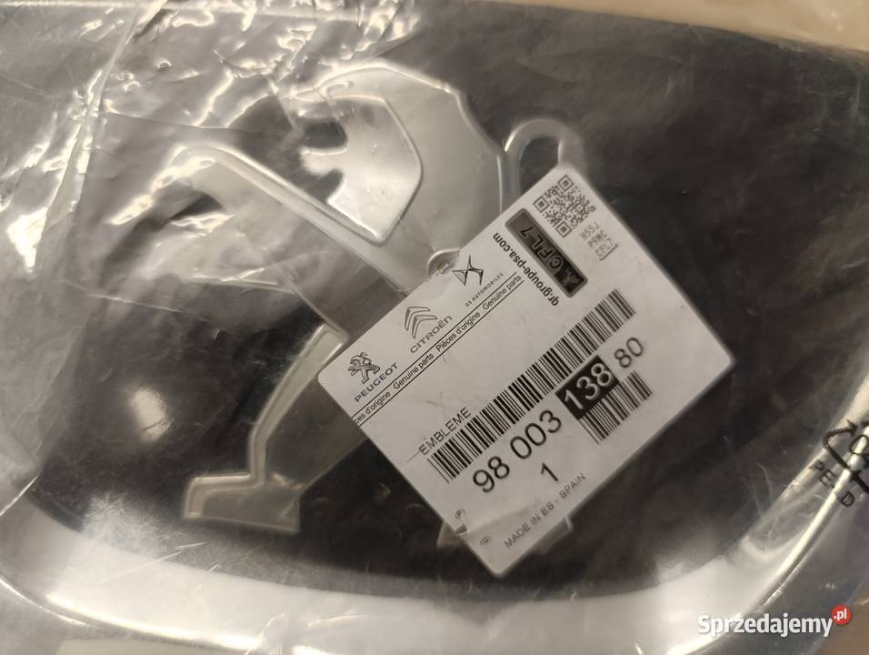 EMBLEMAT ZNACZEK LOGO PEUGEOT oryginalny nowy Katowice