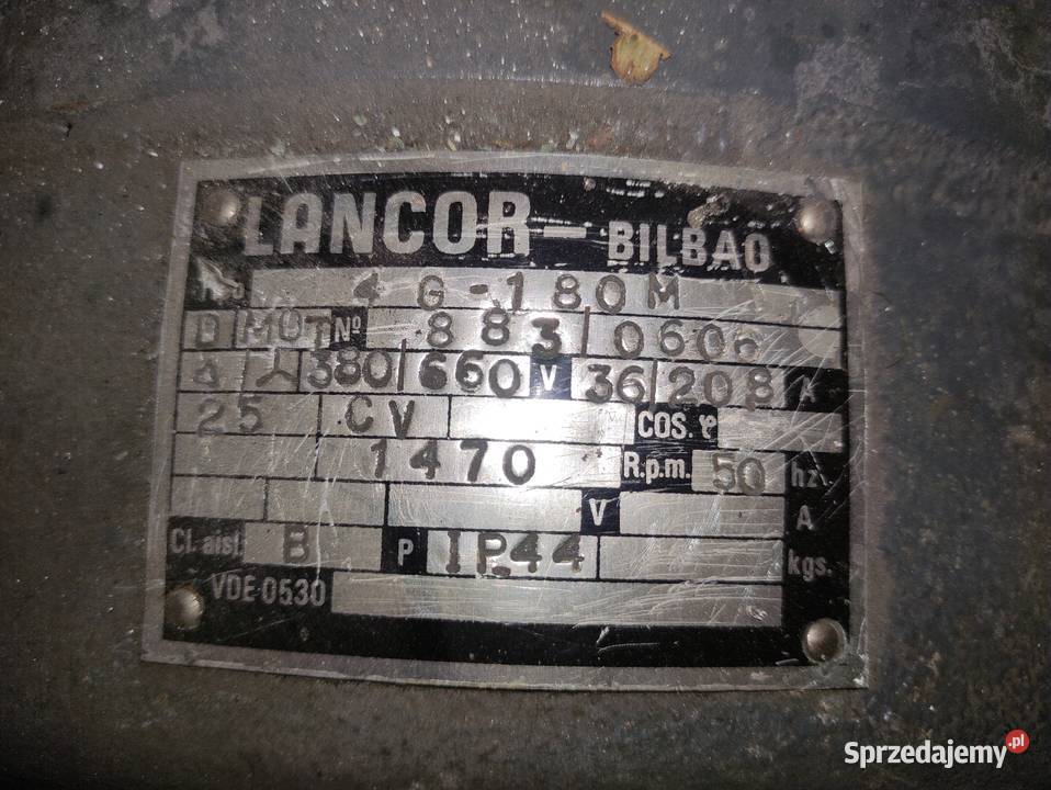 Silnik elektryczny 25Kw łapa kołnierz Dąbrowa Górnicza