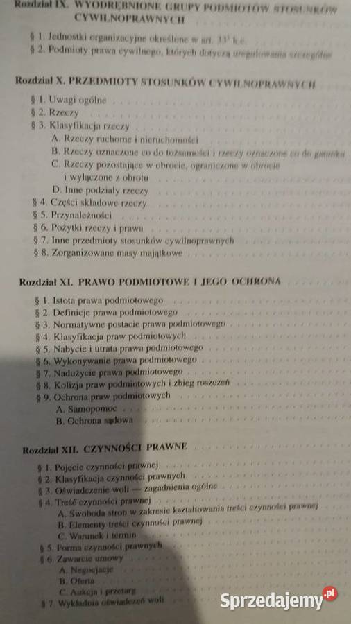 Prawo cywilne część ogólna unikatowe książki mazowieckie Warszawa sprzedam