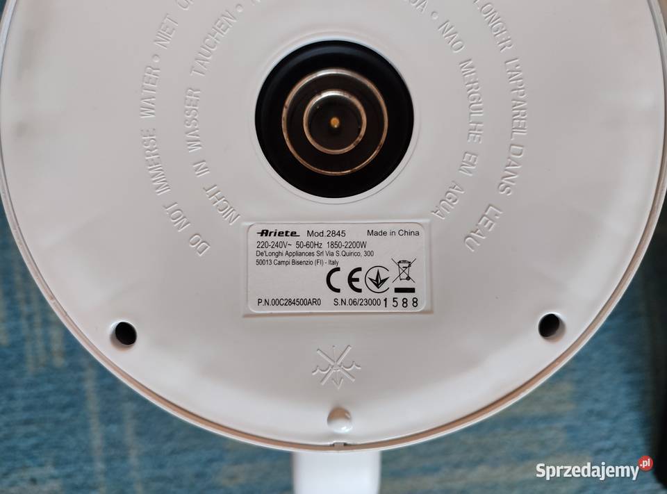 Czajnik Elektryczny Ariete 2845 AGD drobne Poznań