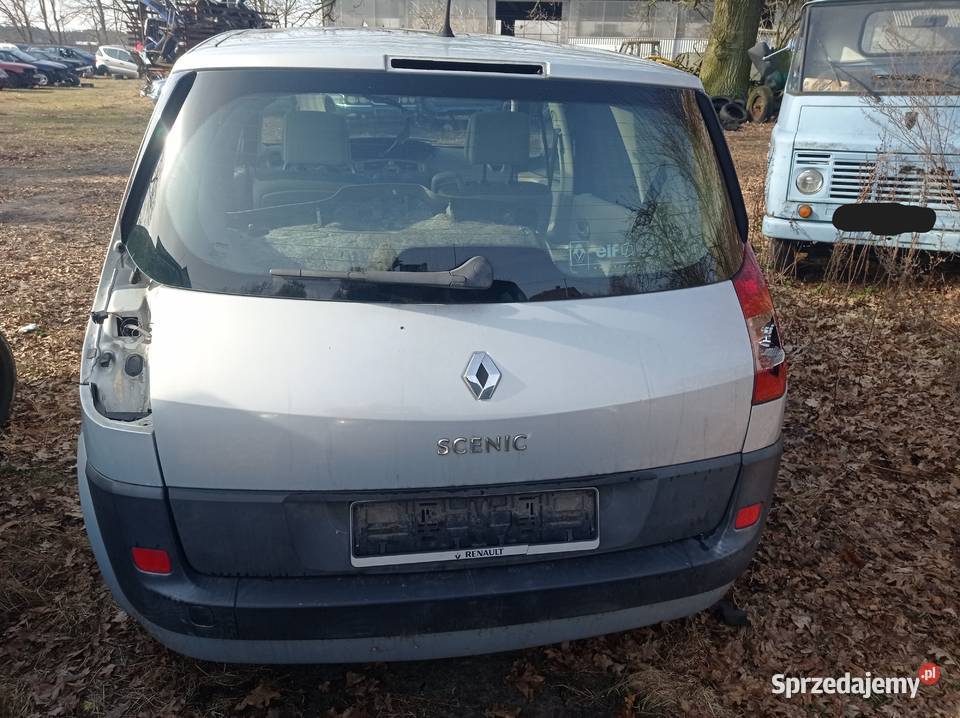 Renault Scenic 15 dCi 74 kW 2004 r dawca części Szklarka Myślniewska sprzedam