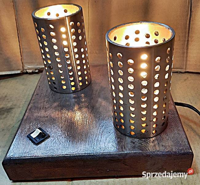 Lampa na stolik 2x E14 projekt kreatywny