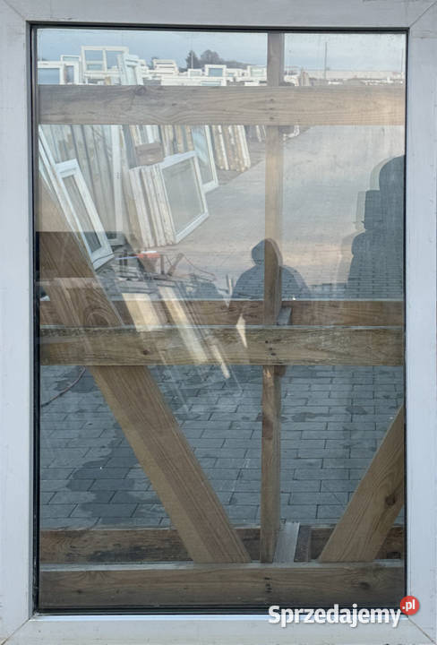 OKNA KacprzaK Witryna 82X129 FIX Używany PCV Dom i Ogród