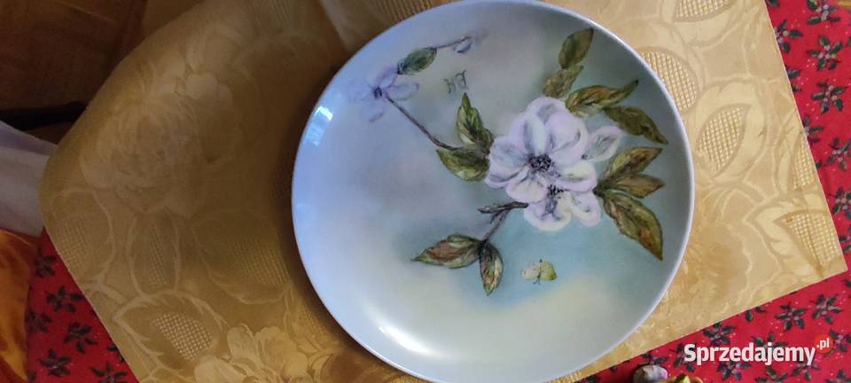 Duży talerz kolekcjonerski do powieszenia Porcelana i szkło Wrocław sprzedam