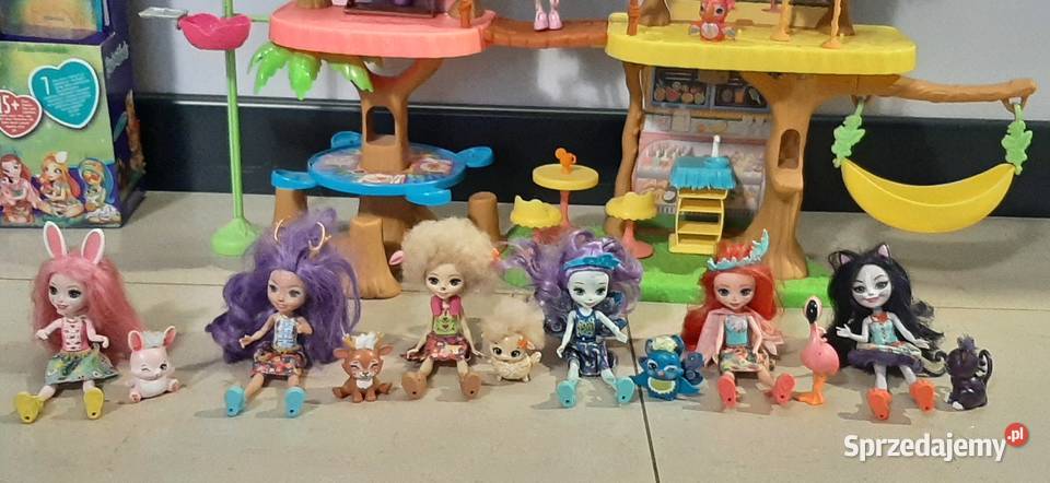 Enchantimals tropikalna kawiarenka 6 lalek Aleksandrów Łódzki sprzedam