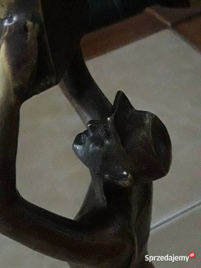 Statuetka z brązu mosiądzu Mclane Polska Janów Lubelski