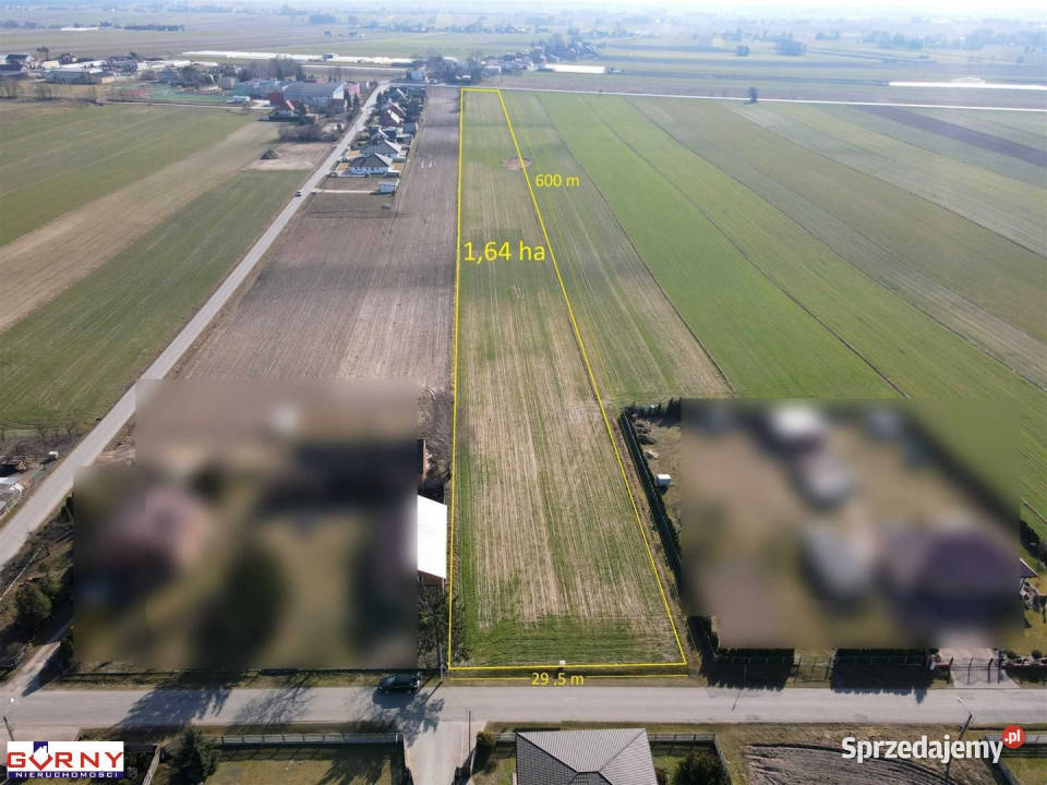 Działka Gomulin 16400m2 30m