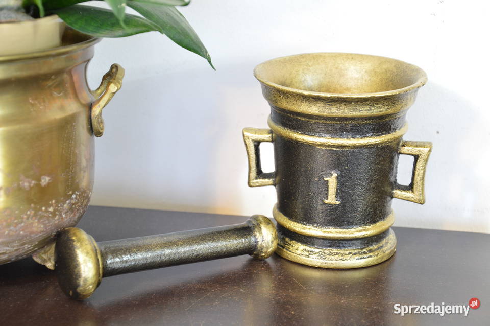 żeliwny Moździerz stary i ciężki Jastrzębie-Zdrój