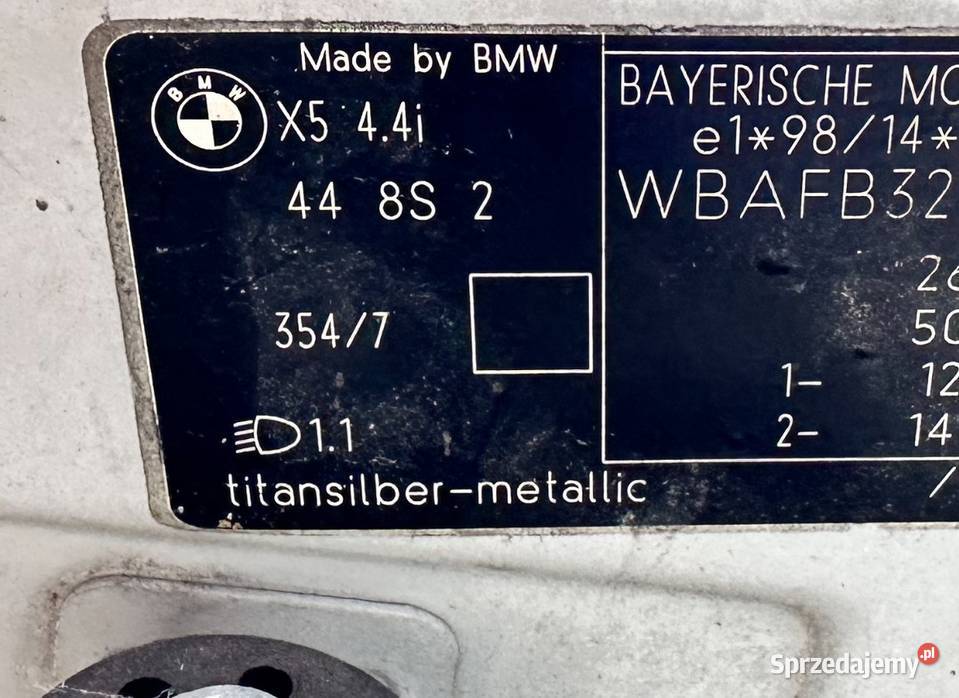 BMW X5 E53 Drzwi przód tył oryginalny lakier Cedry Małe sprzedam