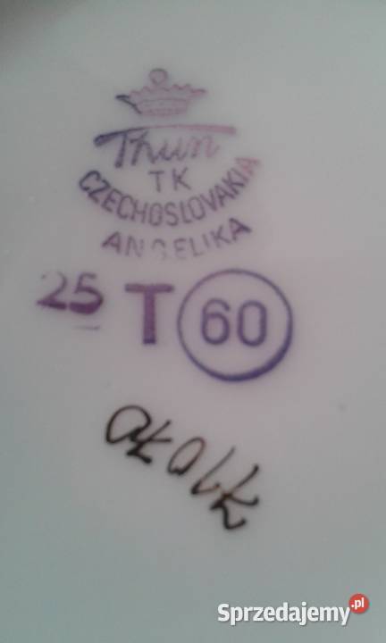Porcelana Thun Czechosłowacja Angelika Serwis Warszawa sprzedam