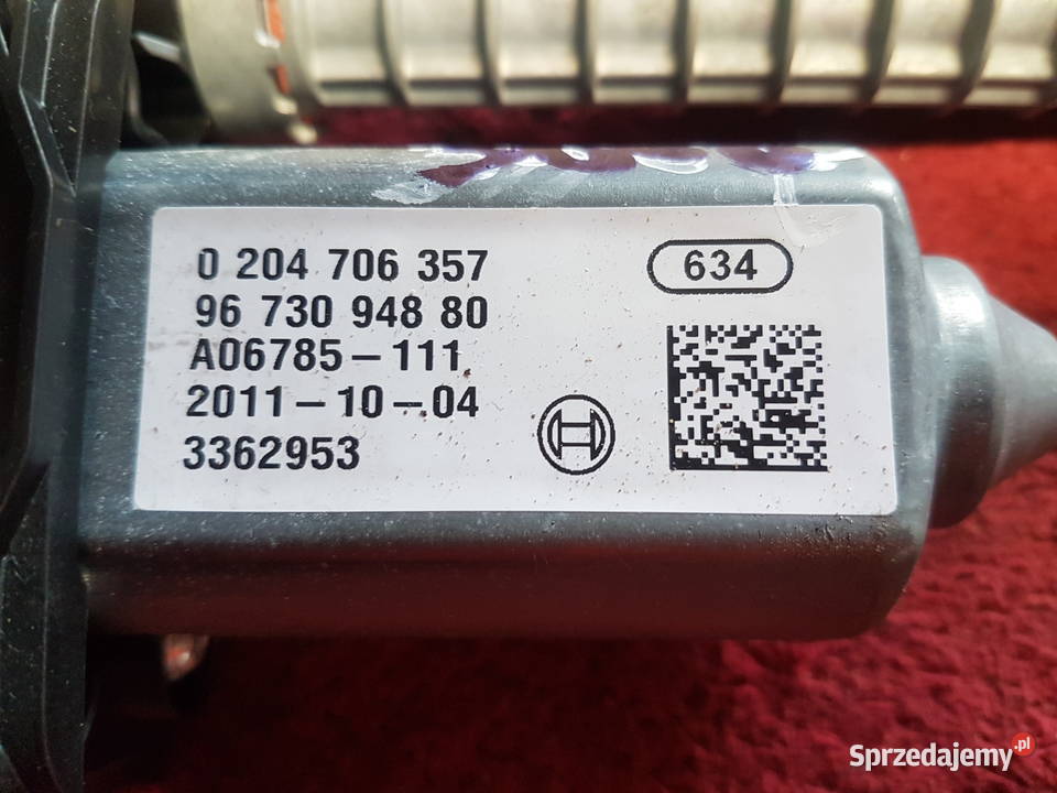 PEUGEOT 3008 I HAMULEC RECZNY ELEKTRYCZNY wielkopolskie Turkowice sprzedam