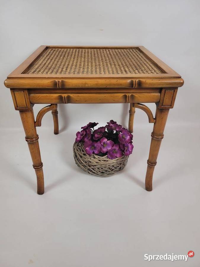 Stolik kawowy z rafią 48cm zachodniopomorskie Białogard