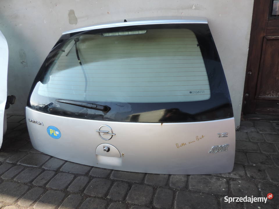 OPEL CORSA C KLAPA BAGAŻNIKA TYŁ TYLNA Z157 małopolskie Nowy Sącz sprzedam