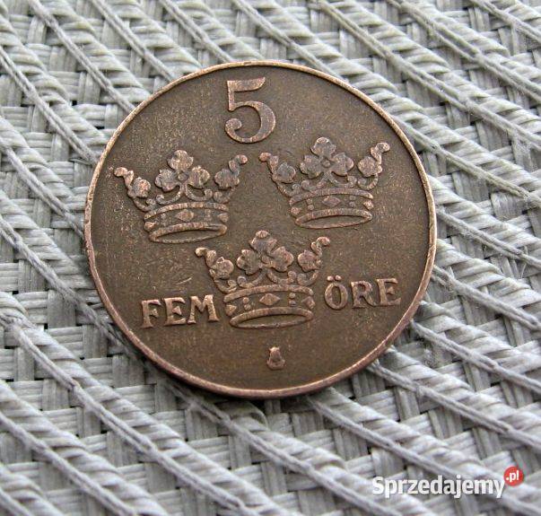 Szwecja 5 Ore 1912r Kalisz
