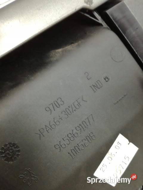 PANEL NAWIEWU 9658691077 Peugeot 308 I 20072014 Panele sterowania, przełączniki