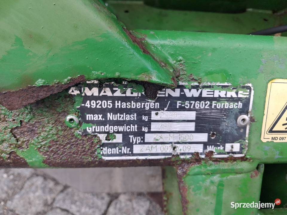 Amazone M 1500 łódzkie sprzedam