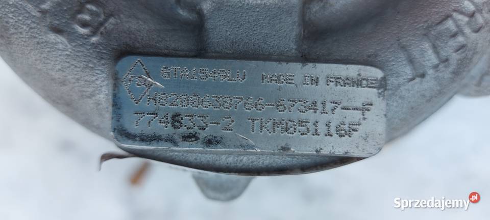 Turbosprężarka 20 DCI Nissan x trail t32 renault mazowieckie Wołomin sprzedam