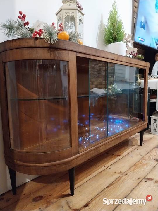 Komoda przedwojenna serwantka witryna retro pomorskie