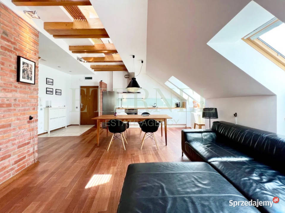 Unikalny dwupoziomowy apartament 76m2 z Nieruchomości małopolskie Kraków