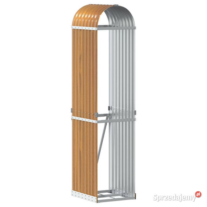 Stojak na drewno jasny brąz 40x45x170 stal Warszawa sprzedam