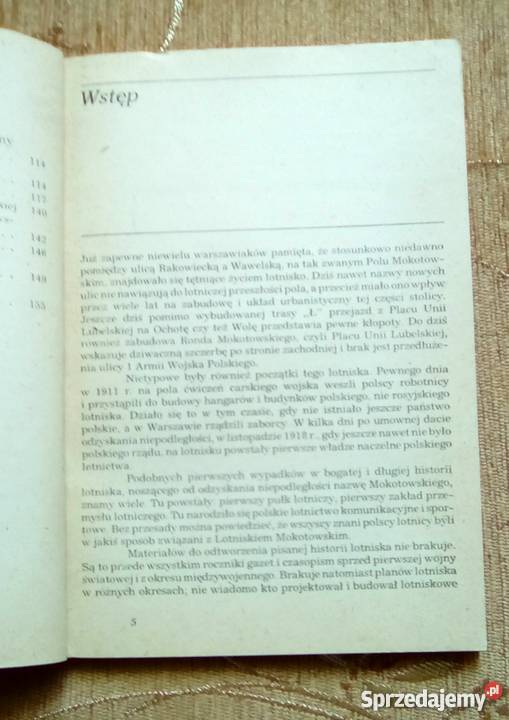 LOTNISKO MOKOTOWSKIE W WARSZAWIE Kazimierz Rok wydania 1981 Parczew